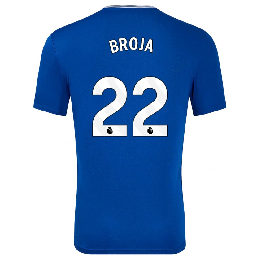 Danxen Niño Camiseta Armando Broja #22 Azul Con 1ª Equipación 2024/25 La Camisa México