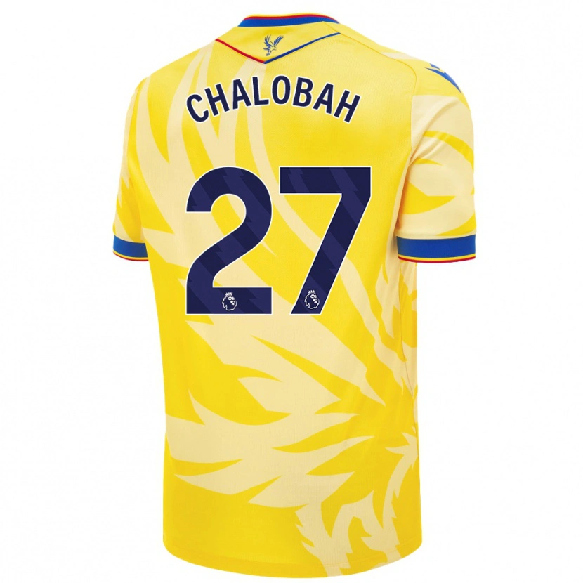Danxen Niño Camiseta Trevoh Chalobah #27 Amarillo 2ª Equipación 2024/25 La Camisa México