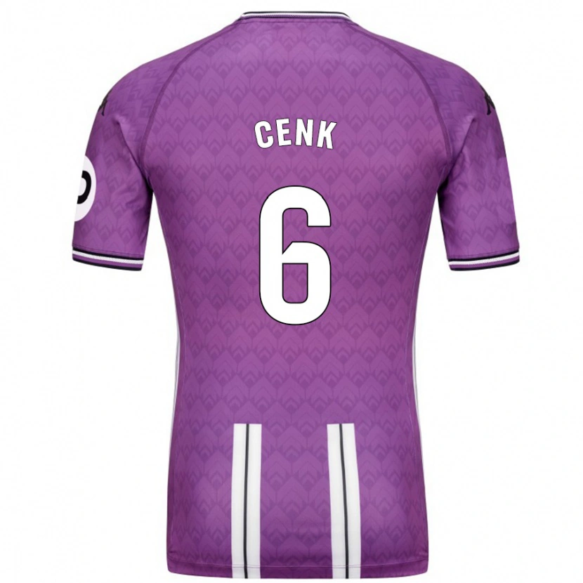 Danxen Niño Camiseta Cenk Özkacar #6 Púrpura Blanco 1ª Equipación 2024/25 La Camisa México