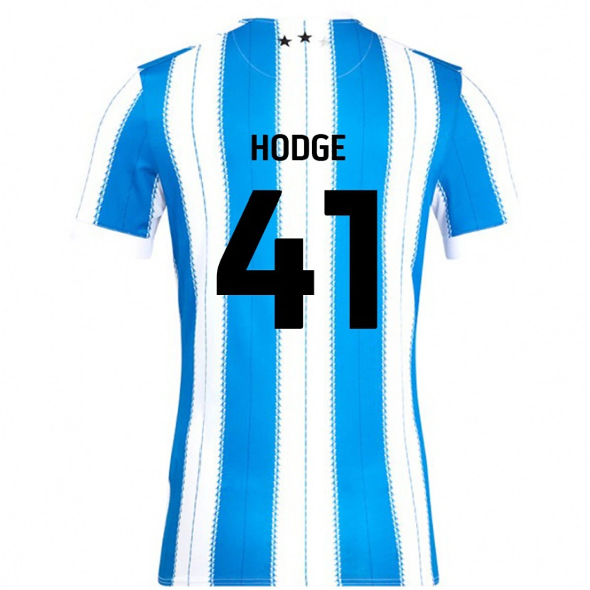 Danxen Niño Camiseta Joe Hodge #41 Azul Blanco 1ª Equipación 2024/25 La Camisa México