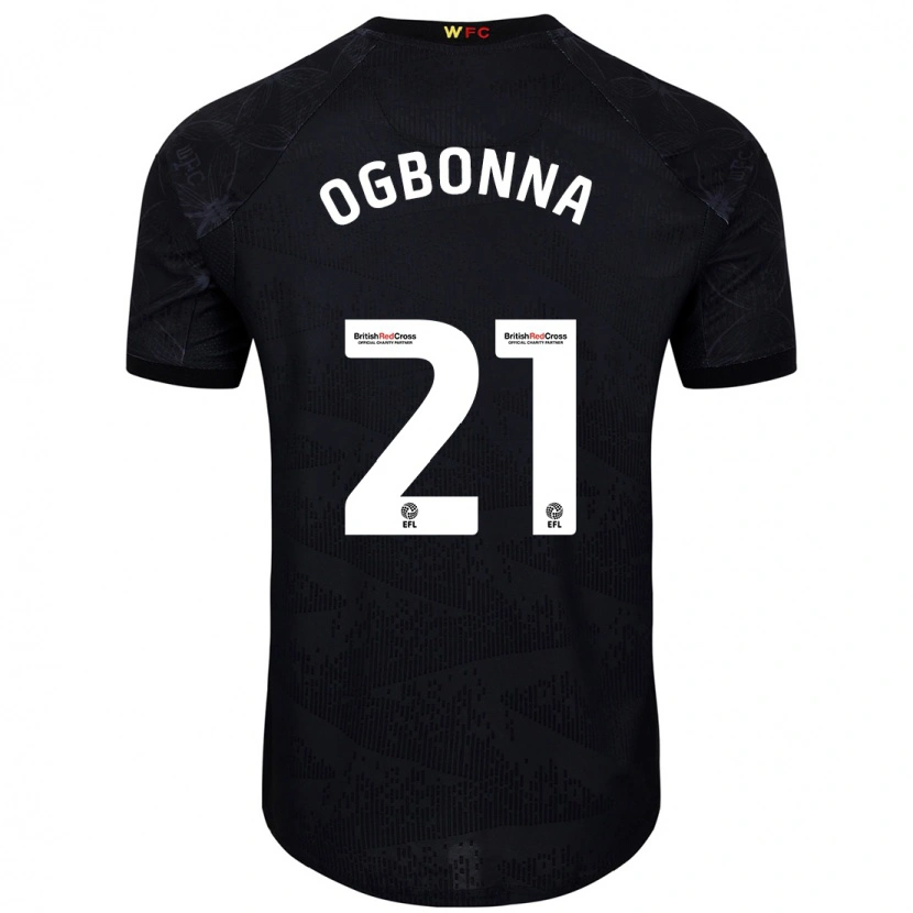 Danxen Niño Camiseta Angelo Ogbonna #21 Negro Blanco 2ª Equipación 2024/25 La Camisa México