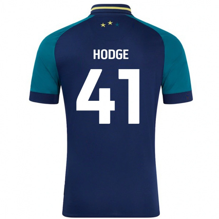 Danxen Niño Camiseta Joe Hodge #41 Azul Marino Verde Oscuro 2ª Equipación 2024/25 La Camisa México