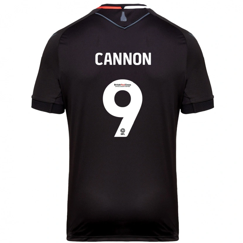 Danxen Niño Camiseta Tom Cannon #9 Negro 2ª Equipación 2024/25 La Camisa México