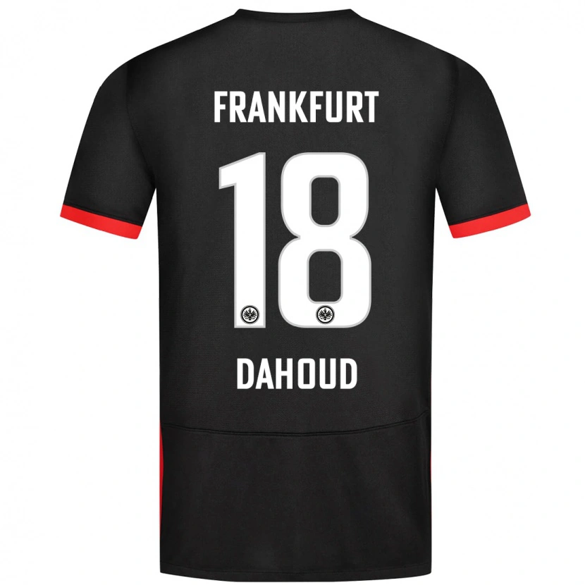 Danxen Niño Camiseta Mahmoud Dahoud #18 Negro 2ª Equipación 2024/25 La Camisa México