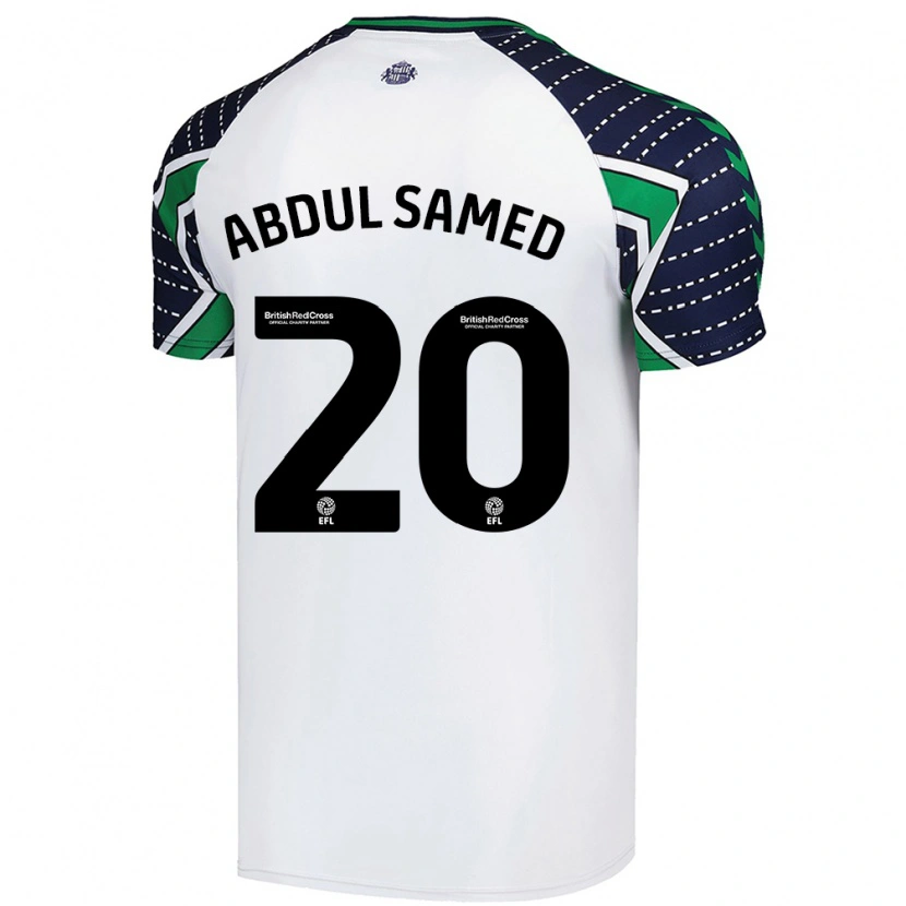 Danxen Niño Camiseta Salis Abdul Samed #20 Blanco 2ª Equipación 2024/25 La Camisa México