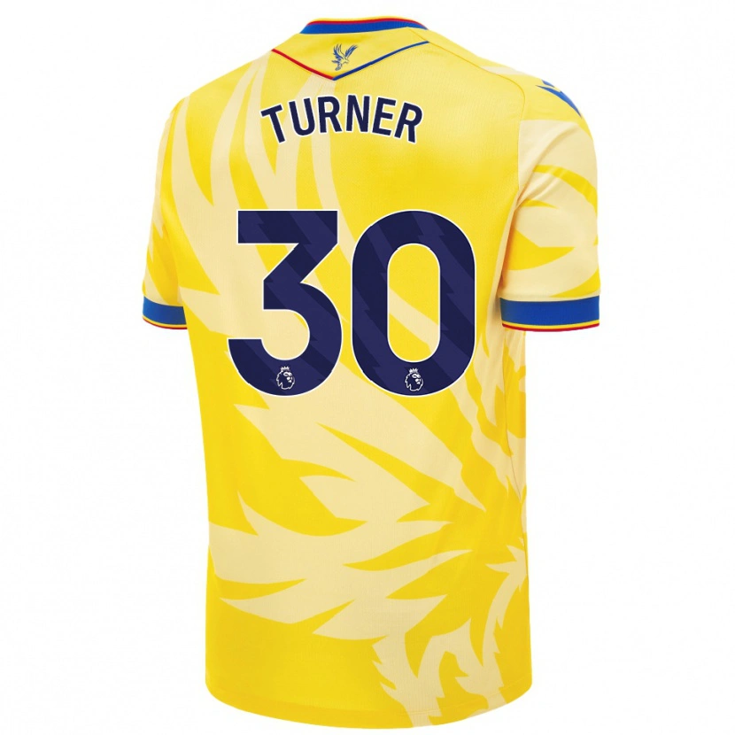 Danxen Niño Camiseta Matt Turner #30 Amarillo 2ª Equipación 2024/25 La Camisa México