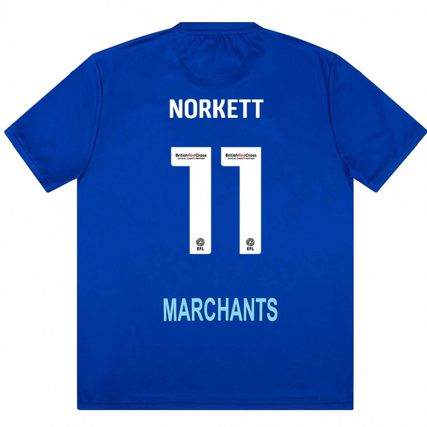 Danxen Niño Camiseta Manni Norkett #11 Verde 2ª Equipación 2024/25 La Camisa México