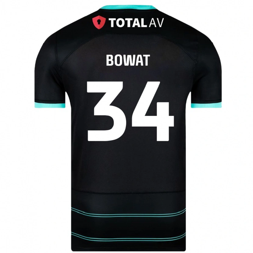 Danxen Niño Camiseta Ibane Bowat #34 Negro 2ª Equipación 2024/25 La Camisa México