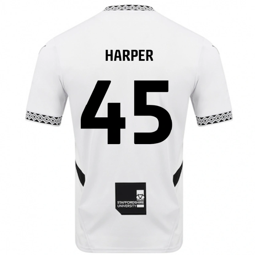 Danxen Niño Camiseta Rekeem Harper #45 Blanco 1ª Equipación 2024/25 La Camisa México