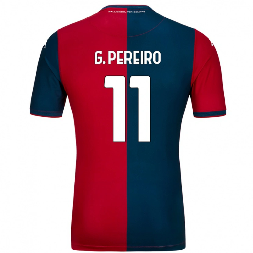 Danxen Niño Camiseta Gastón Pereiro #11 Rojo Azul Oscuro 1ª Equipación 2024/25 La Camisa México