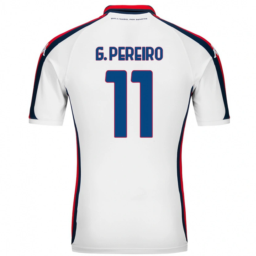 Danxen Niño Camiseta Gastón Pereiro #11 Blanco 2ª Equipación 2024/25 La Camisa México