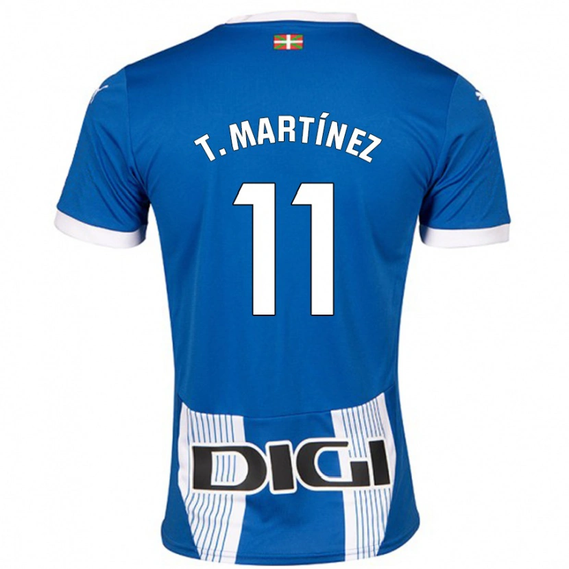 Danxen Hombre Camiseta Toni Martínez #11 Azul 1ª Equipación 2024/25 La Camisa México
