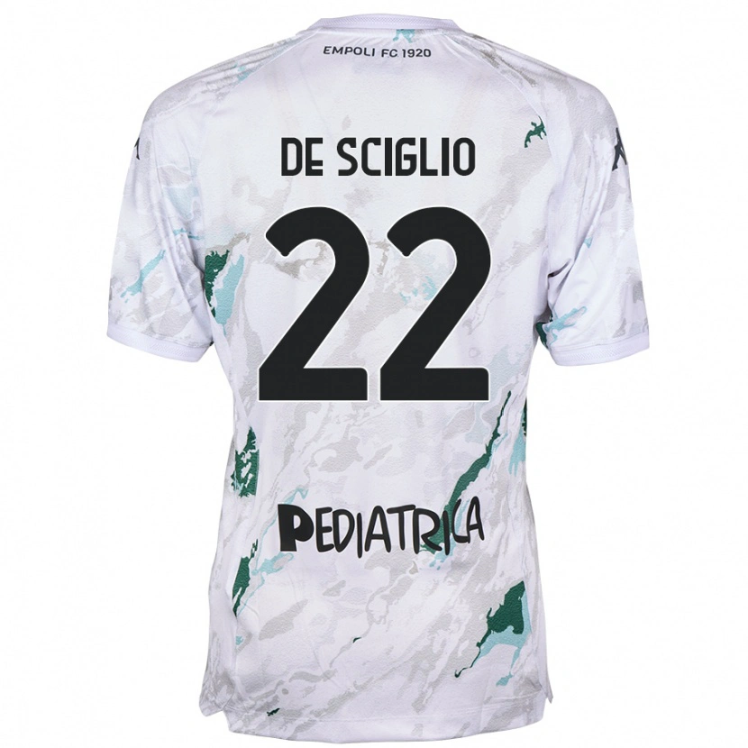 Danxen Hombre Camiseta Mattia De Sciglio #22 Gris 2ª Equipación 2024/25 La Camisa México