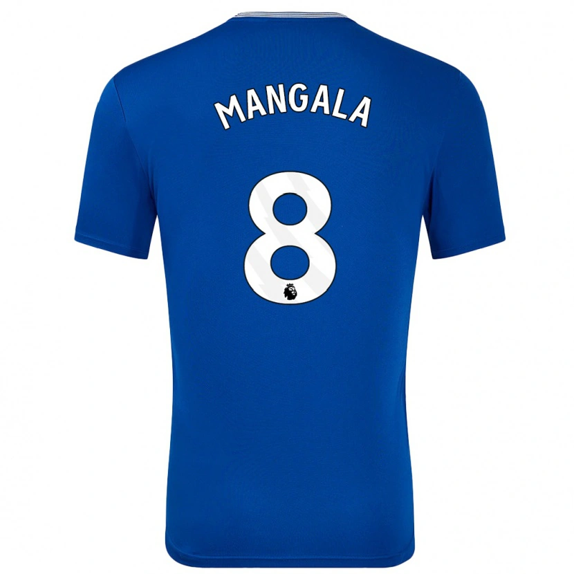 Danxen Hombre Camiseta Orel Mangala #8 Azul Con 1ª Equipación 2024/25 La Camisa México