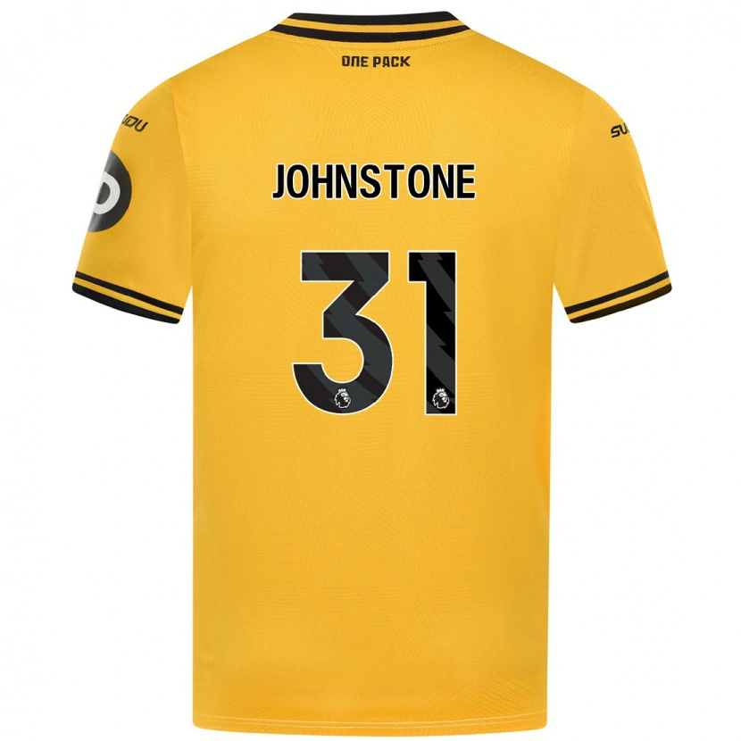 Danxen Hombre Camiseta Sam Johnstone #31 Amarillo 1ª Equipación 2024/25 La Camisa México