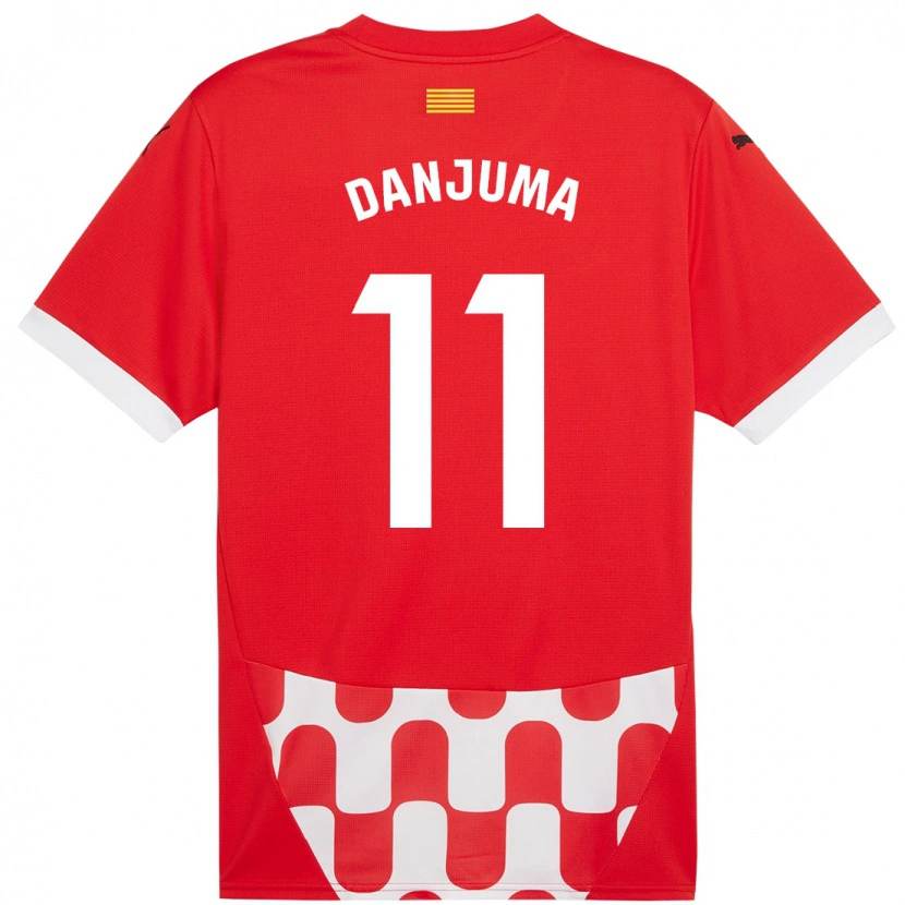 Danxen Hombre Camiseta Arnaut Danjuma #11 Rojo Blanco 1ª Equipación 2024/25 La Camisa México