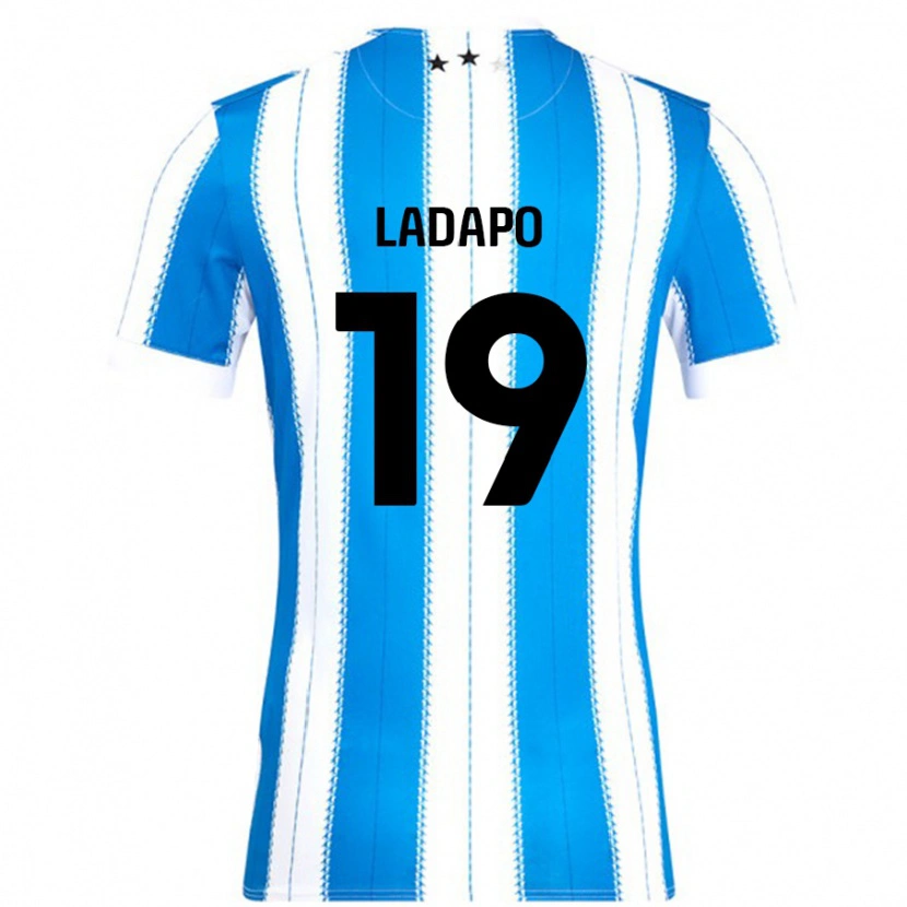 Danxen Hombre Camiseta Freddie Ladapo #19 Azul Blanco 1ª Equipación 2024/25 La Camisa México
