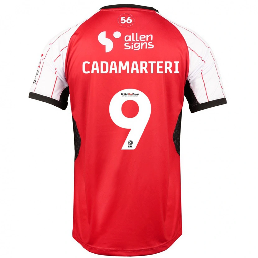 Danxen Hombre Camiseta Bailey Cadamarteri #9 Blanco 1ª Equipación 2024/25 La Camisa México