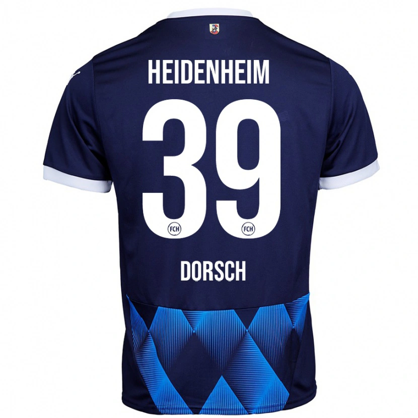 Danxen Hombre Camiseta Niklas Dorsch #39 Rojo Azul 1ª Equipación 2024/25 La Camisa México