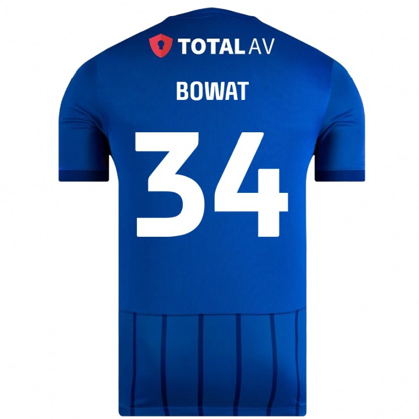 Danxen Hombre Camiseta Ibane Bowat #34 Azul 1ª Equipación 2024/25 La Camisa México