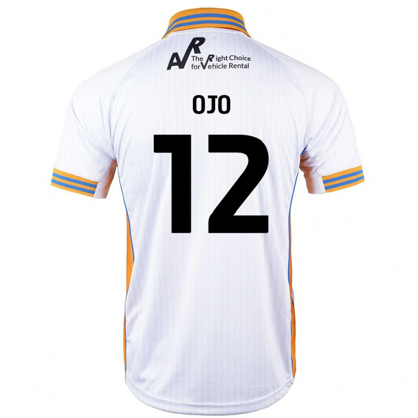 Danxen Hombre Camiseta Funso Ojo #12 Blanco 2ª Equipación 2024/25 La Camisa México