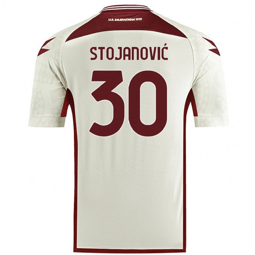 Danxen Hombre Camiseta Petar Stojanović #30 Color Crema 2ª Equipación 2024/25 La Camisa México