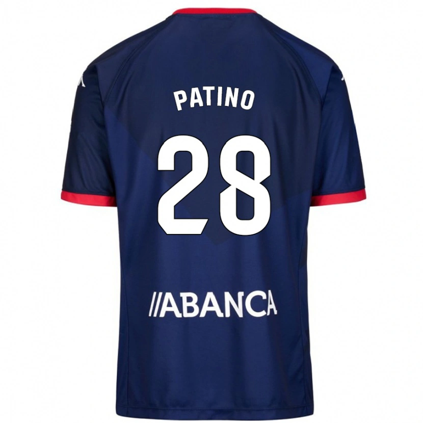Danxen Mujer Camiseta Charlie Patino #28 Azul Marino 2ª Equipación 2024/25 La Camisa México