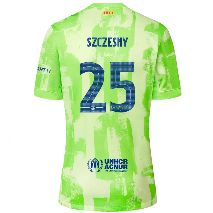 Danxen Mujer Camiseta Wojciech Szczesny #25 Lima Equipación Tercera 2024/25 La Camisa México