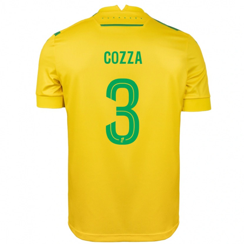 Danxen Mujer Camiseta Nicolas Cozza #3 Amarillo Verde 1ª Equipación 2024/25 La Camisa México