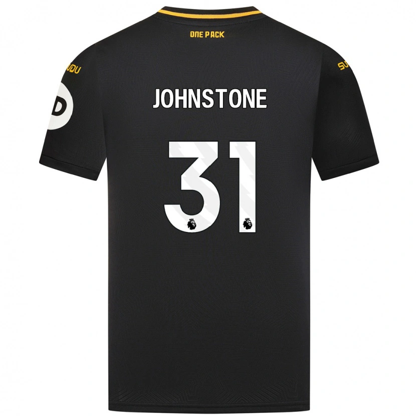 Danxen Mujer Camiseta Sam Johnstone #31 Negro 2ª Equipación 2024/25 La Camisa México