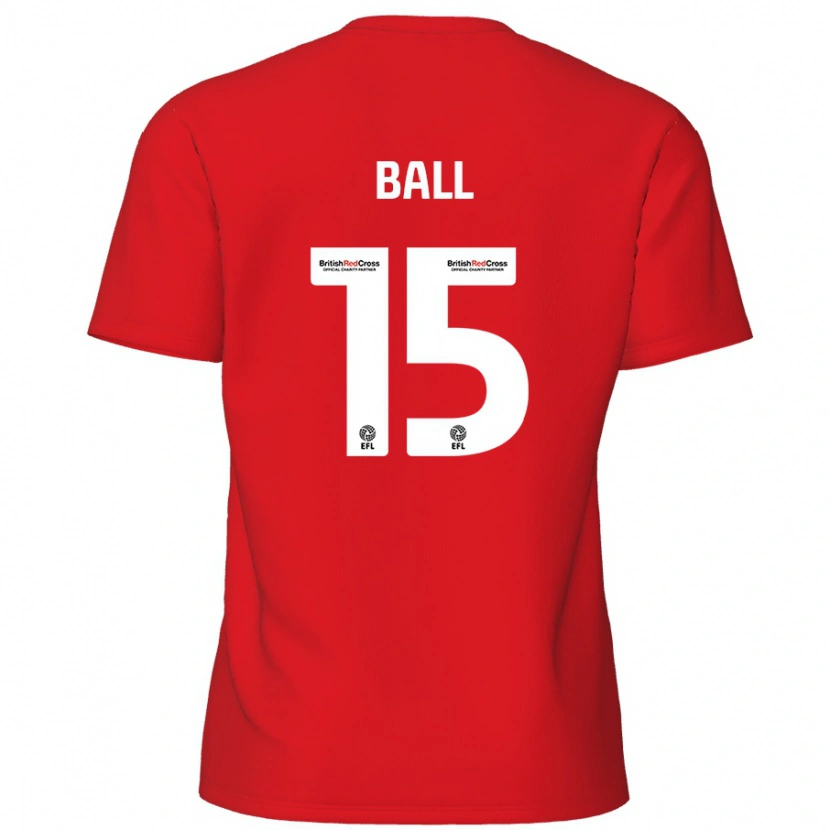 Danxen Mujer Camiseta Dominic Ball #15 Rojo 1ª Equipación 2024/25 La Camisa México