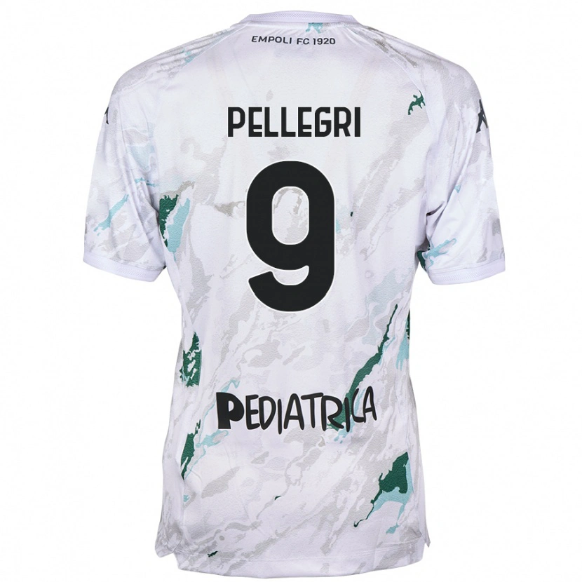 Danxen Mujer Camiseta Pietro Pellegri #9 Gris 2ª Equipación 2024/25 La Camisa México