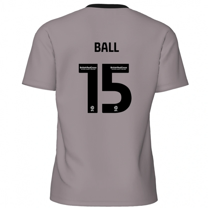 Danxen Mujer Camiseta Dominic Ball #15 Gris 2ª Equipación 2024/25 La Camisa México