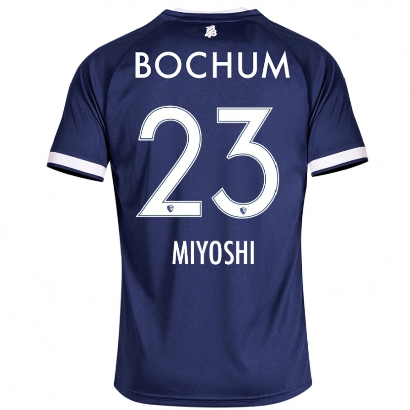 Danxen Mujer Camiseta Koji Miyoshi #23 Azul Oscuro 1ª Equipación 2024/25 La Camisa México