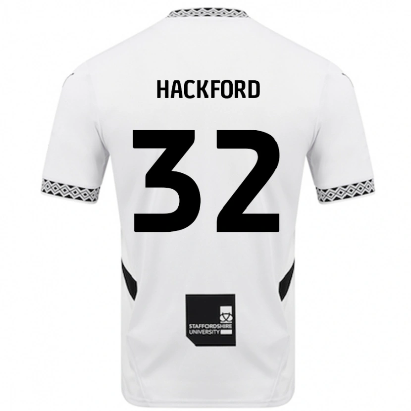 Danxen Mujer Camiseta Antwoine Hackford #32 Blanco 1ª Equipación 2024/25 La Camisa México