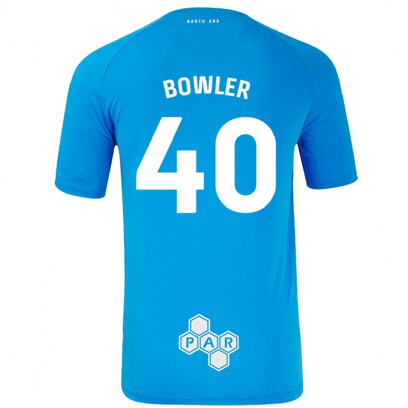 Danxen Mujer Camiseta Josh Bowler #40 Azul Cielo 2ª Equipación 2024/25 La Camisa México