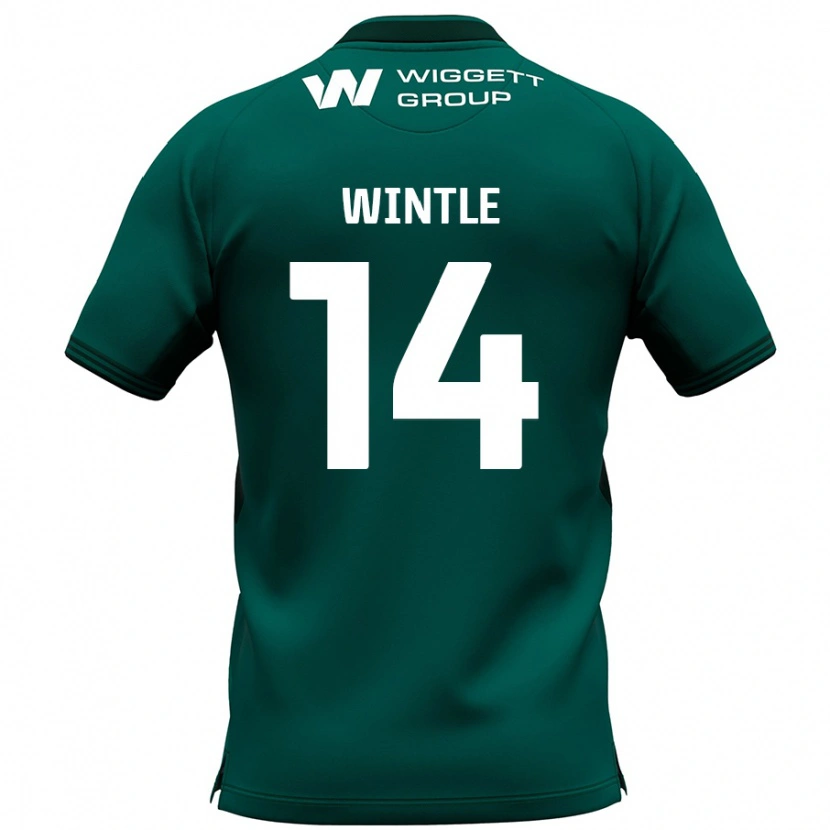 Danxen Mujer Camiseta Ryan Wintle #14 Verde 2ª Equipación 2024/25 La Camisa México