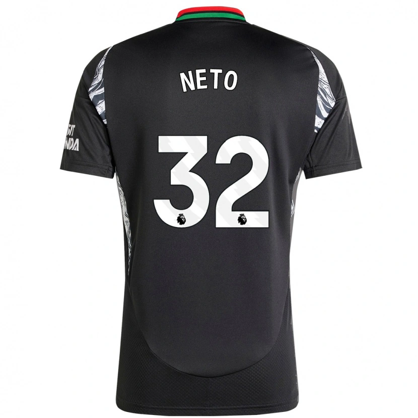 Danxen Mujer Camiseta Neto #32 Negro 2ª Equipación 2024/25 La Camisa México