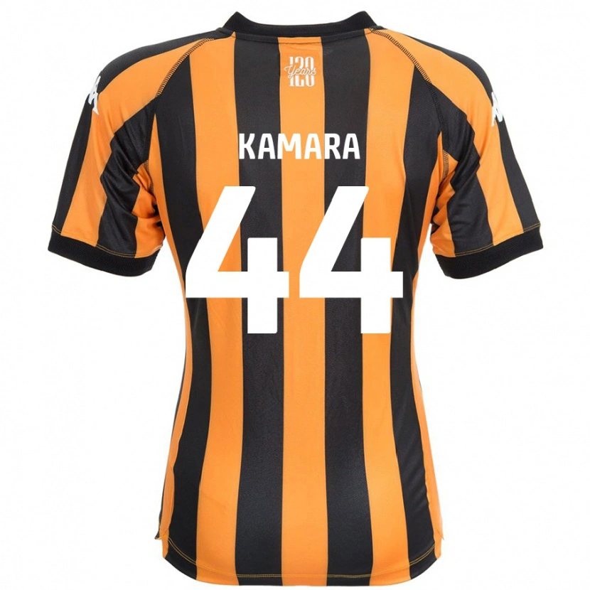 Danxen Mujer Camiseta Abu Kamara #44 Negro Ámbar 1ª Equipación 2024/25 La Camisa México