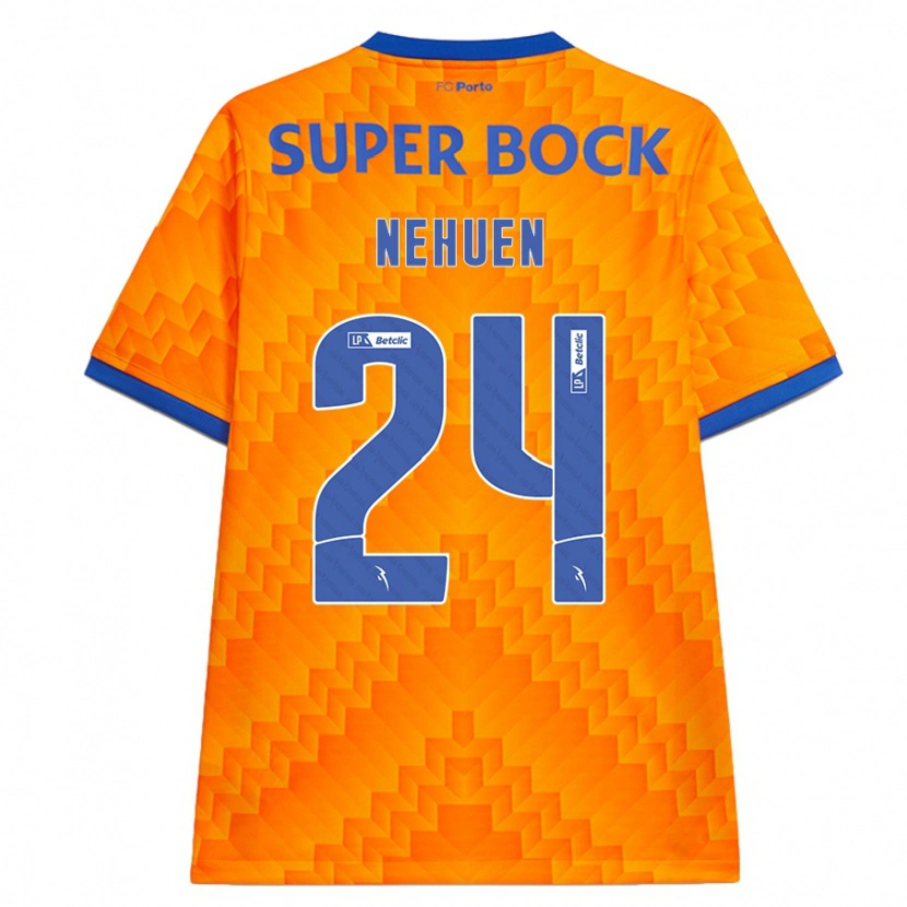 Danxen Mujer Camiseta Nehuén Pérez #24 Naranja 2ª Equipación 2024/25 La Camisa México